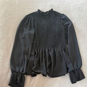 Elegant Black Women's Top